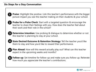 Effective Strategies for Teacher Retention