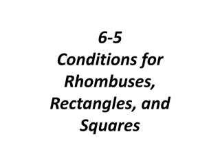 Properties of Special Parallelograms in Geometry