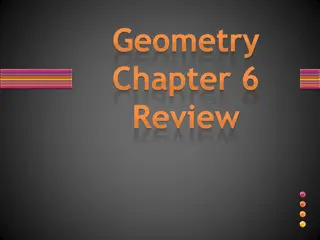 Geometry Chapter 6 Review Questions and Solutions