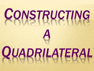 Constructing Unique Quadrilaterals using Given Parameters