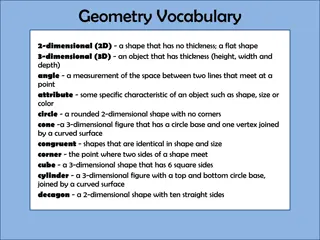 Comprehensive Geometry Vocabulary Guide