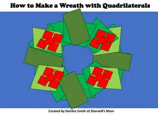 Create a Quadrilateral Wreath with Deirdre Smith's Step-by-Step Guide