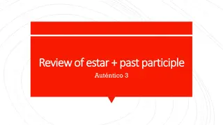 Mastering Spanish Past Participles with Estar