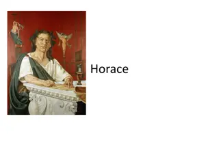 Classical Odes by Horace: Excerpts and Analysis