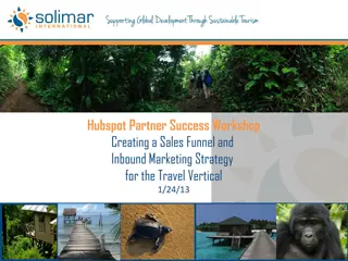 Creating a Sales Funnel and Inbound Marketing Strategy for Travel Vertical