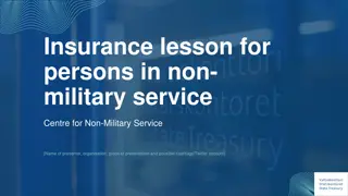 Insurance Lesson for Non-Military Service Personnel