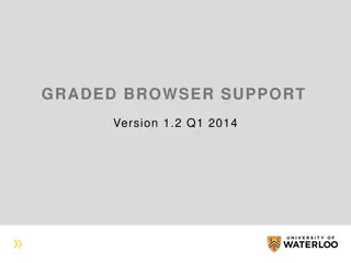 University of Waterloo Browser Support Guidelines