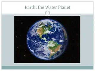 Earth's Water Distribution