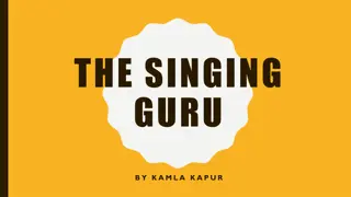 Exploring The Singing Guru by Kamla Kapur