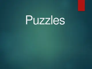 Challenge and Logic: Puzzles, Riddles, and Patterns to Solve