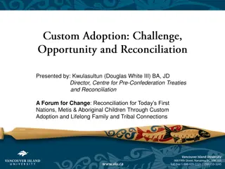 Addressing Intergenerational Crisis Through Custom Adoption and Legal Recognition