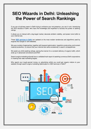 SEO services in Delhi Unleashing the Power of Search Rankings