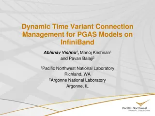 Dynamic Time-Variant Connection Management for PGAS Models on InfiniBand