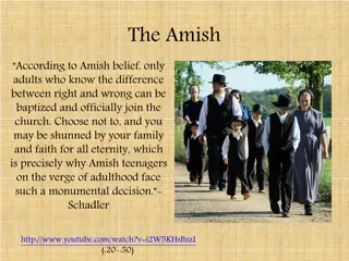 Insights into Amish Education and Community Life