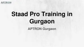 Staad Pro Training in Gurgaon