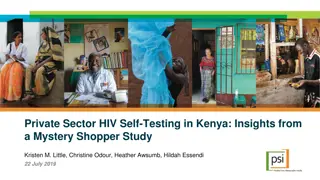 Insights into Private Sector HIV Self-Testing in Kenya