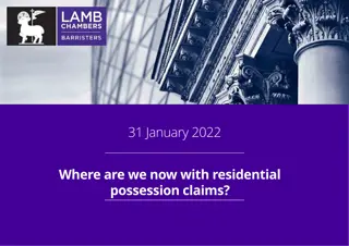 Residential Possession Claims in England Amid Covid-19