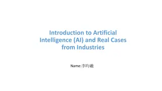 Artificial Intelligence and Computer Vision in Industries