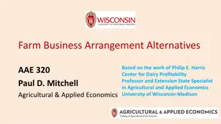 Farm Business Arrangement Alternatives Explained