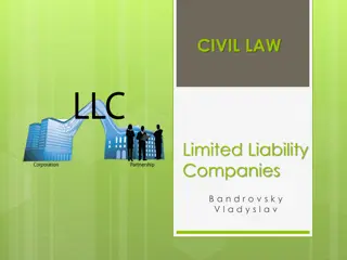 Limited Liability Companies under Civil Law