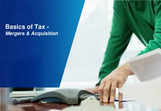 Tax Aspects in Mergers & Acquisitions