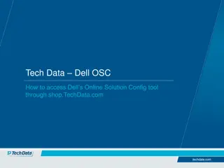 Accessing Dell's Online Solution Configurator Through TechData.com