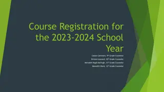 Course Registration & Planning Information for 2023-2024 School Year at CCHS