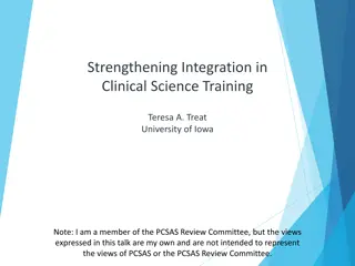 Challenges and Solutions in Clinical Science Training