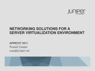 Networking Solutions for Server Virtualization Challenges