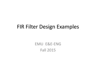 FIR Filter Design Examples in Digital Signal Processing