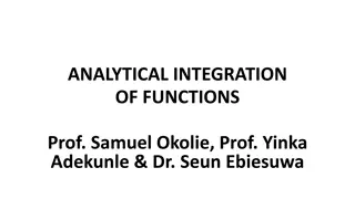 Analytical Integration of Functions: A Comprehensive Guide