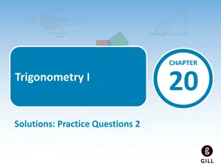 Trigonometry Practice Questions with Solutions