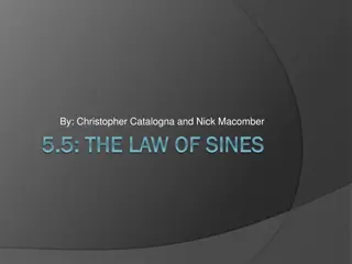 The Law of Sines in Trigonometry