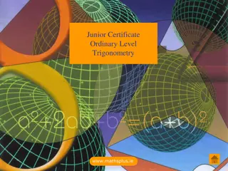 Trigonometry Practice Questions for Junior Certificate Ordinary Level