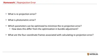 Spatial Error in Photogrammetry