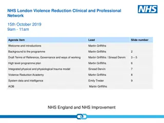 NHSL Violence Reduction Clinical & Professional Network Overview