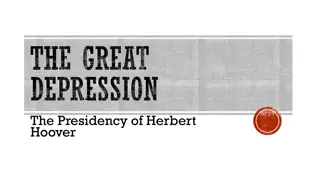 The Great Depression and Herbert Hoover's Presidency