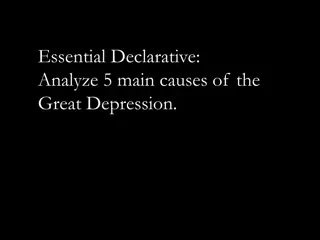 Causes of the Great Depression: An Analysis of 5 Main Factors