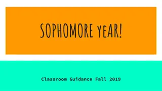 Sophomore Year Classroom Guidance Summary