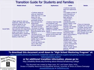 Social Skills Development Guide for Middle to High School Transition