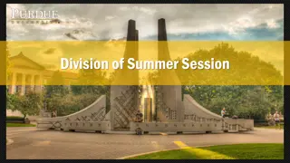 Purdue University Summer Initiatives Overview