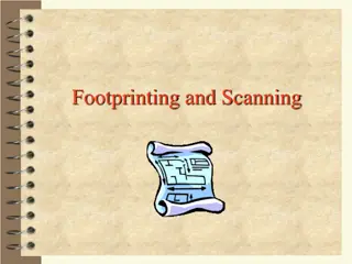 Cybersecurity Footprinting and Scanning Techniques