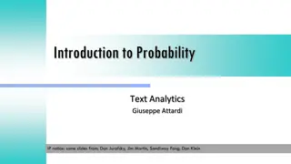 Introduction to Probability: Key Concepts and Definitions