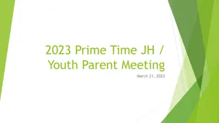 Prime Time JH Youth Parent Meeting Overview