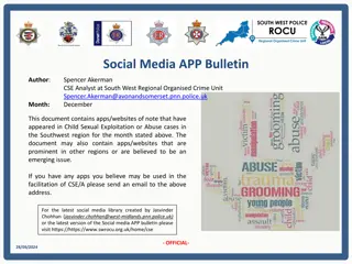 Social Media App Bulletin - December 2024