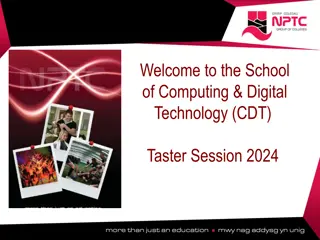 Computing and Digital Technology Courses at CDT