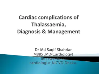 Cardiovascular Complications of Thalassaemia