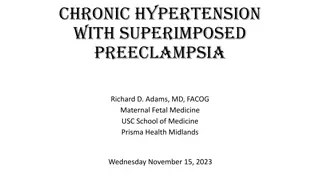 Chronic Hypertension in Pregnancy