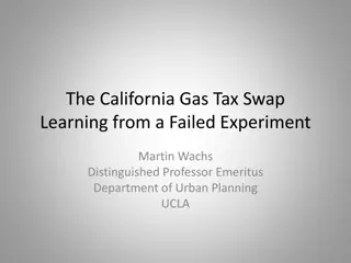 The California Gas Tax Swap: Lessons from a Failed Experiment