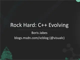 Evolution of C++: Power and Performance in Programming